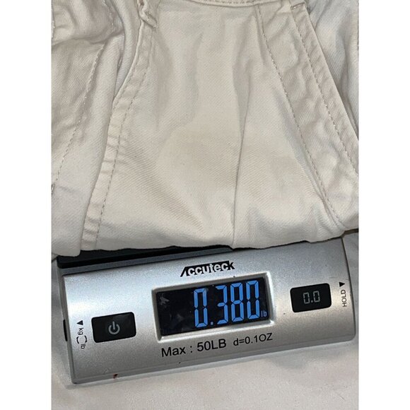 Madewell Ivory High-Ris  Casual Pleated Cotton Shorts Women's Size 27 - Picture 8 of 8